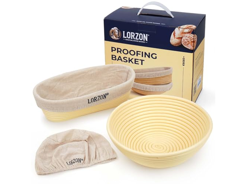 Cesta de Prueba de Pan de Bambú