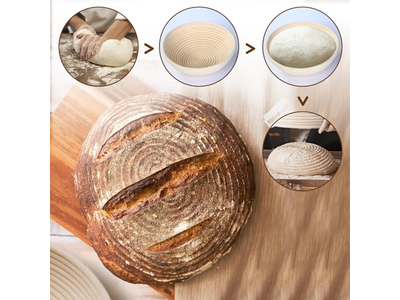 Accesorios de Banneton Suministros para Hornear Pan Con Fundas de Forro de Tela