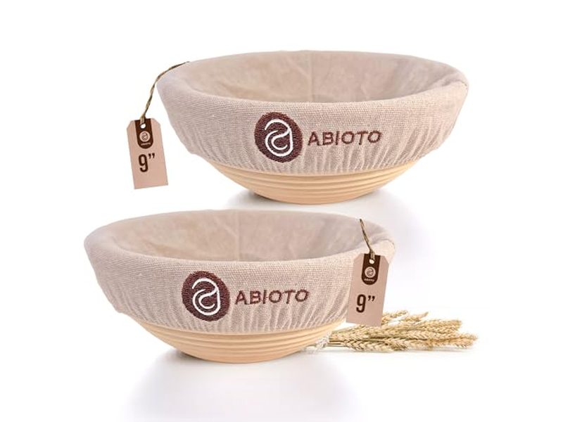 Kit de Cestas de Banneton Pack Mini Oval 250G 750G Mejor Forro Redondo de Ratán