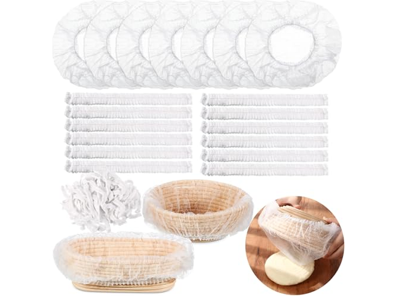 Cesta de Prueba de Pan Grande Ovalada 9 Pulgadas Bannetons Simples Paquete
