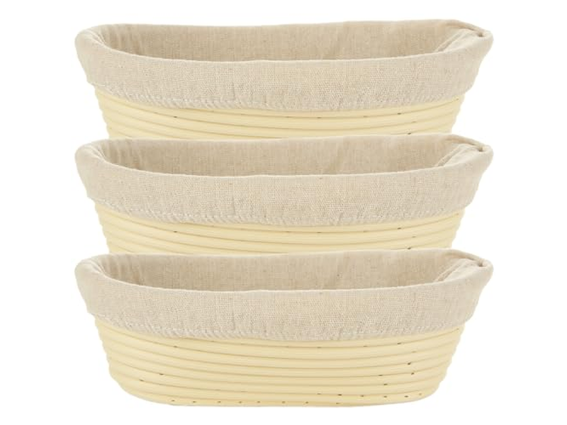 Cesta de Banneton Orgánica para Propósitos de Panadería Oblonga Barata de Metal