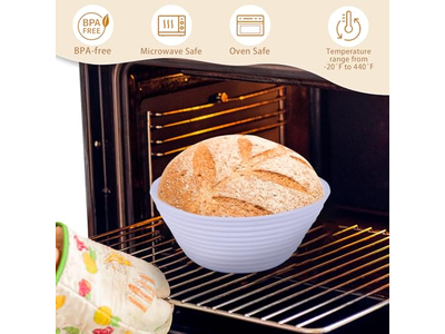Cesta de Banneton Rectangular Barata Herramientas de Pastelería Kit de Prueba para Niños