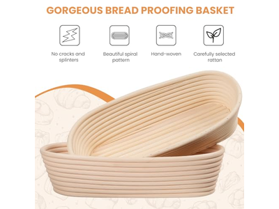 Cestas para Hacer Pan Kit de Horneado Regalo Cesta Mezcla de Scones Mejores Panaderos de Masa Madre