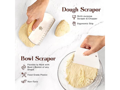 Juego de Herramientas de Raspador de Masa de Pan de Plástico