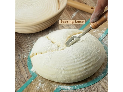 Cesta de Prueba de Pan con Lame y Raspador Personalizado para Hornear