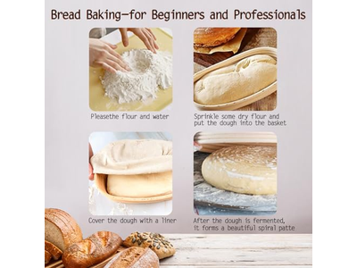 Cesta de Prueba de Pan de Forma de Corazón Brotform Banneton para Hacer Pan