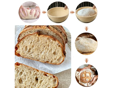 Cesta de Prueba de Pan de Ratán Fabricante de China Raspador de Masa de Bambú