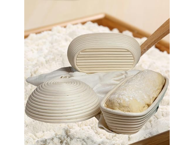 Cesta de Prueba de Pan de Ratán Fabricante de China Raspador de Masa de Bambú
