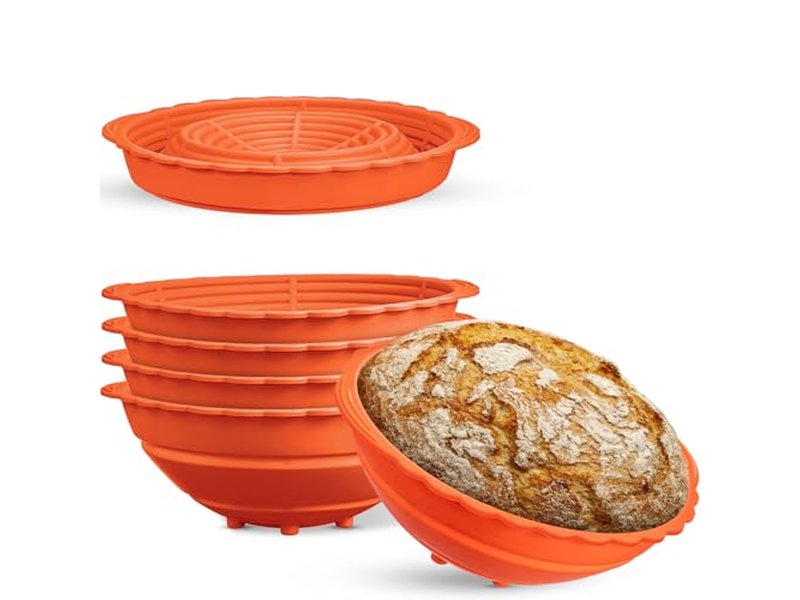 Cesta de Fermentación Pan Bannetons Cestas de Prueba Banneton 10 Pulgadas Juego de 2