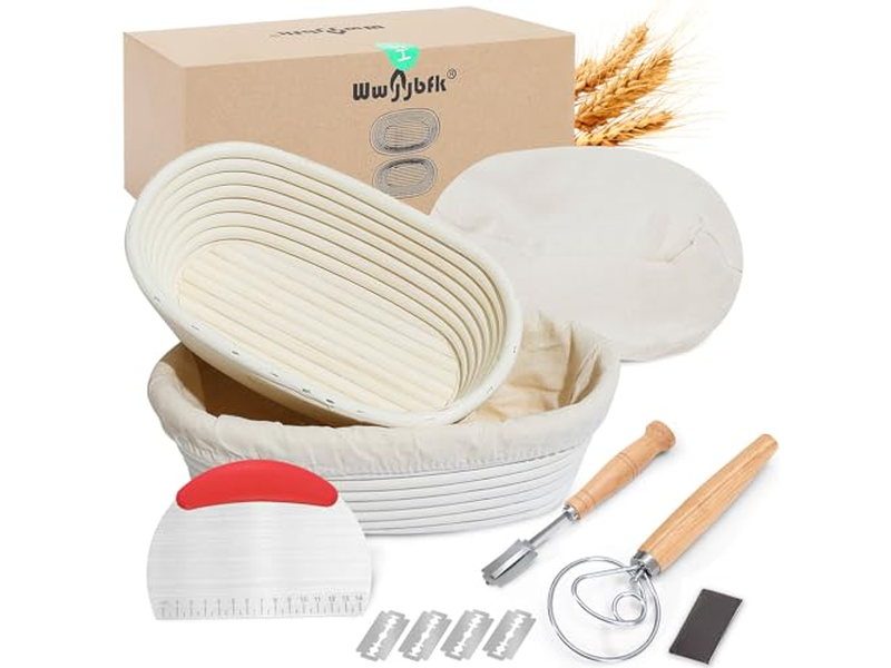Cestas de Pan Francés con Tapa Kit de Regalo Hecho a Mano Diy Pequeño